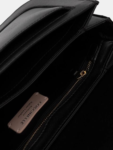 Coccinelle torebka skórzana C-ME CALF&MARB kolor czarny E1 U4G 12 03 01