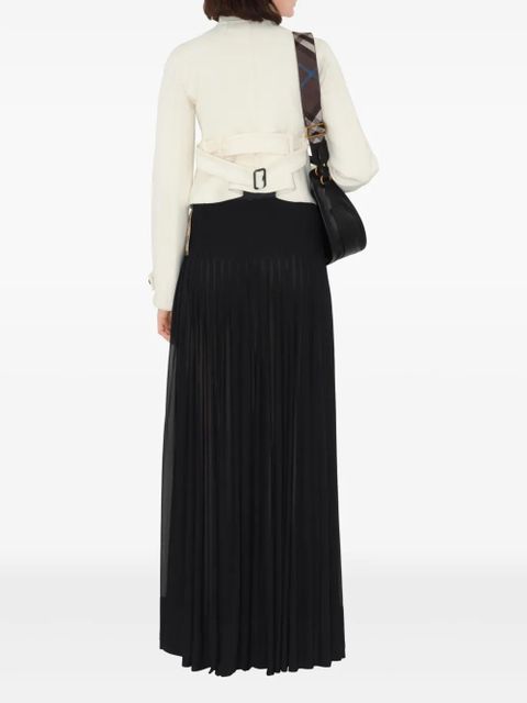Burberry pleated maxi skirt - Black - zdjęcie produktu nr 2