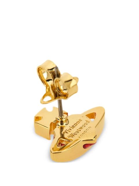 Vivienne Westwood Bas Relief heart earrings - Gold - zdjęcie produktu nr 2