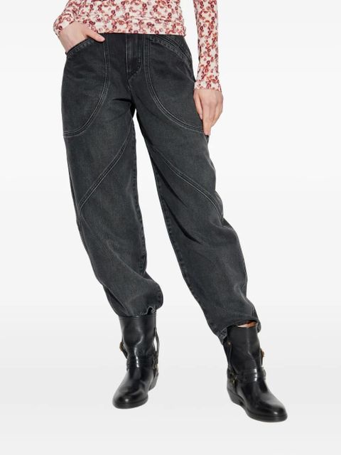 ISABEL MARANT Catarina panelled jeans - Black