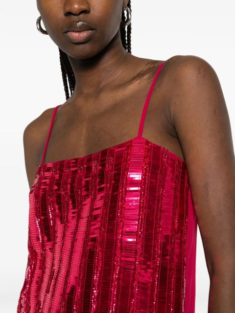 PINKO embellished strap mini dress