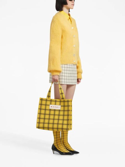 Marni balloon-sleeve poplin shirt - Yellow - zdjęcie produktu nr 2