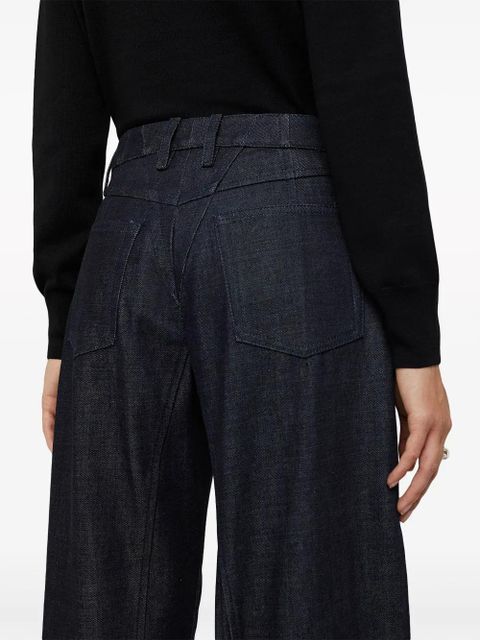 Jil Sander cropped tapered jeans - Black