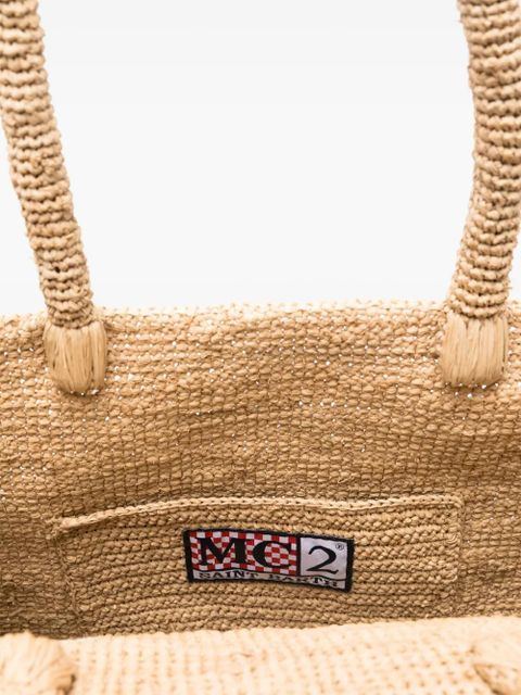 MC2 Saint Barth Vanity Raffia tote bag - Neutrals