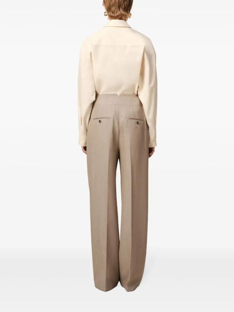 AMI Paris wool trousers - Neutrals