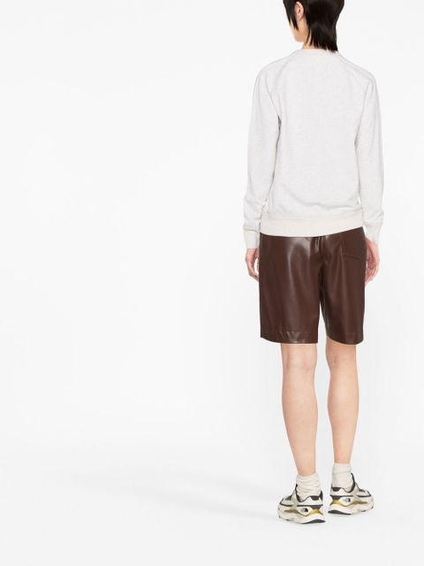 MARANT ÉTOILE Milla logo-embroidered sweatshirt - Neutrals