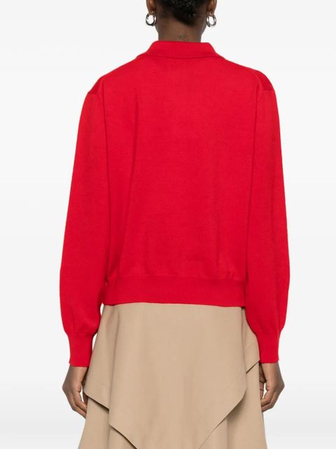 Róhe button polo shirt - Red