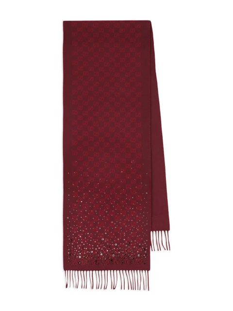 Gucci GG embellished scarf - Red - zdjęcie produktu nr 1