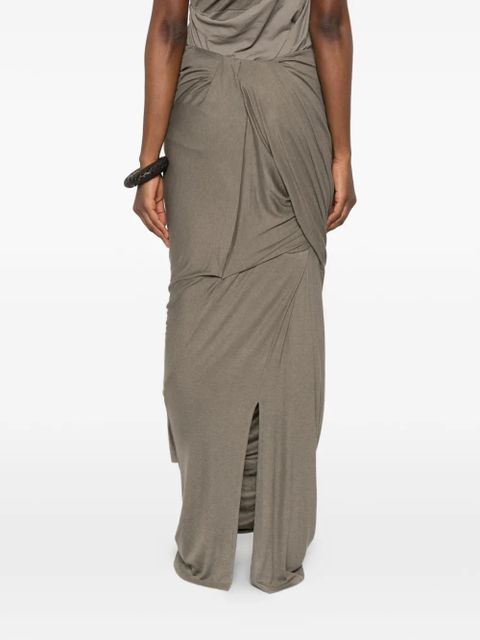 ENTIRE STUDIOS Dia draped-design maxi skirt - Neutrals