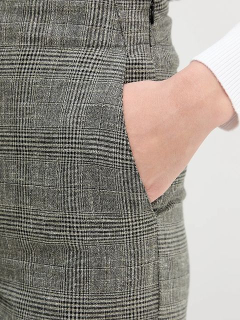 United Colors of Benetton spodnie z domieszką lnu