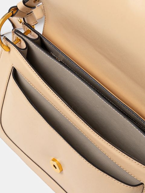 Coccinelle torebka skórzana kolor beżowy E1 SSK 18 01 01