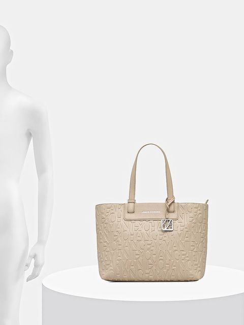 Armani Exchange torebka kolor beżowy XW001481 AF15774