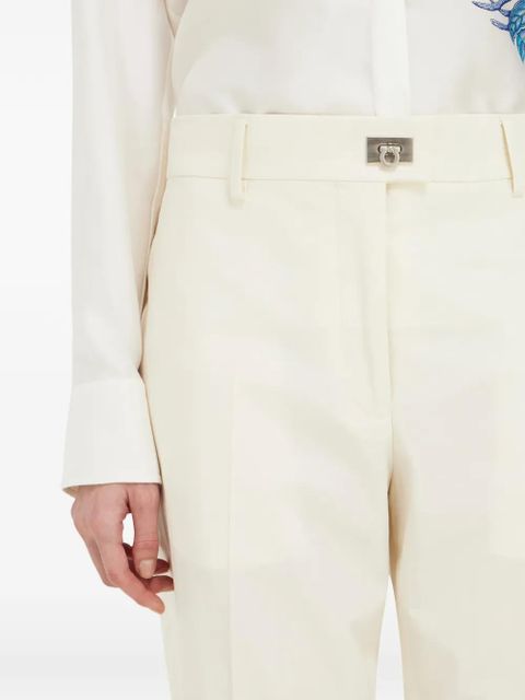 Ferragamo belt-loops tailored trousers - Neutrals