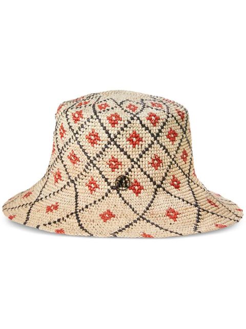 Maison Michel Ludi bucket hat - Neutrals - zdjęcie produktu nr 1