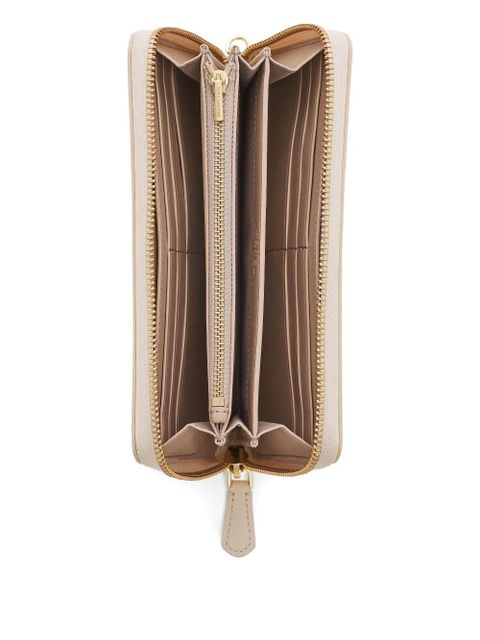 Marc Jacobs The Continental zip leather wallet - Neutrals