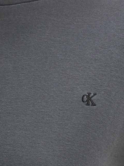 Calvin Klein Jeans sukienka bawełniana kolor szary mini dopasowana J20J224838