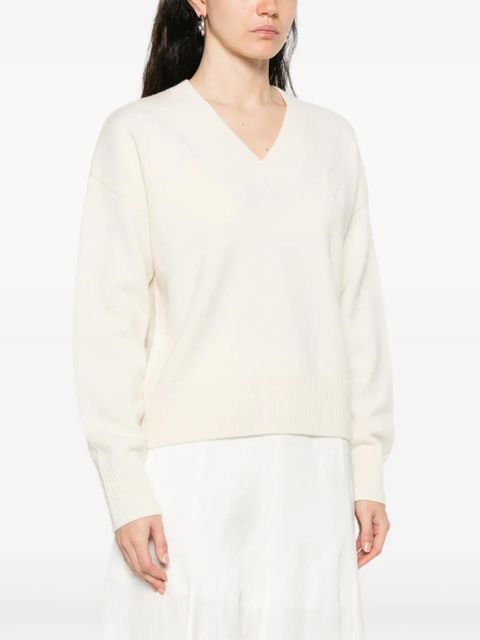 AMI Paris V-neck sweater - Neutrals