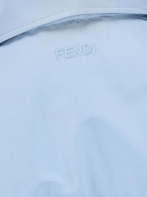 FENDI pleated shirt - Blue