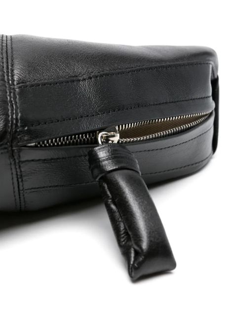 LEMAIRE large Fortune Croissant leather shoulder bag - Black
