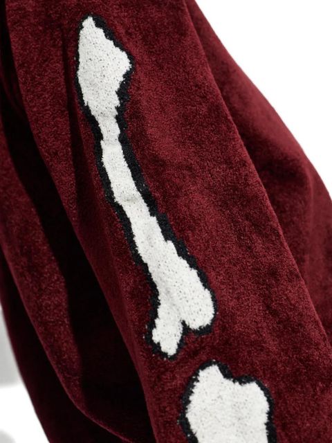 AMIRI logo-embroidered zip-up hoodie