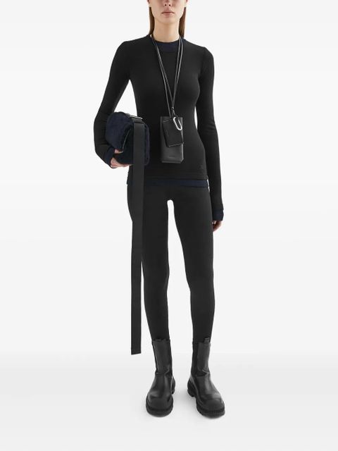 Jil Sander wool T-shirt - Black