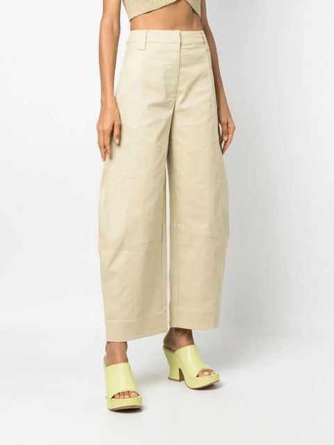 Cult Gaia tapered wide-leg trousers - Green