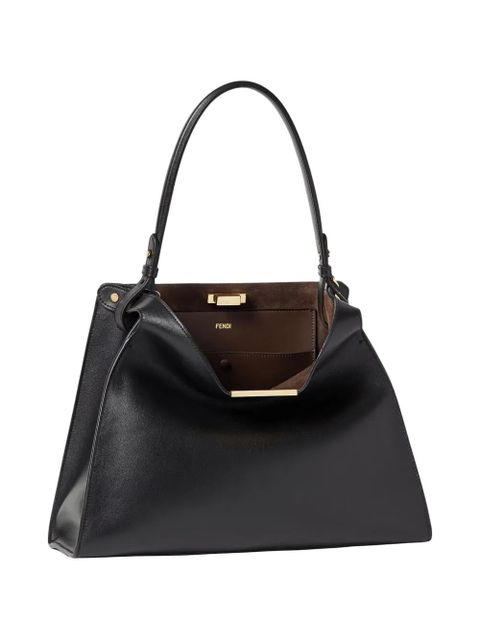 FENDI Way leather shoulder bag - Black