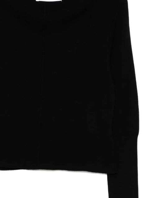 Aya Muse long-sleeves jumper - Black