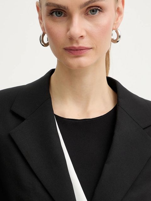 Karl Lagerfeld marynarka z dodatkiem wełny BW ESSENTIAL