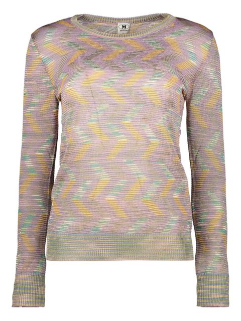 Missoni zigzag-pattern jumper - Pink - zdjęcie produktu nr 1