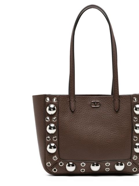 Valentino Garavani mini Nellcôte tote bag - Brown