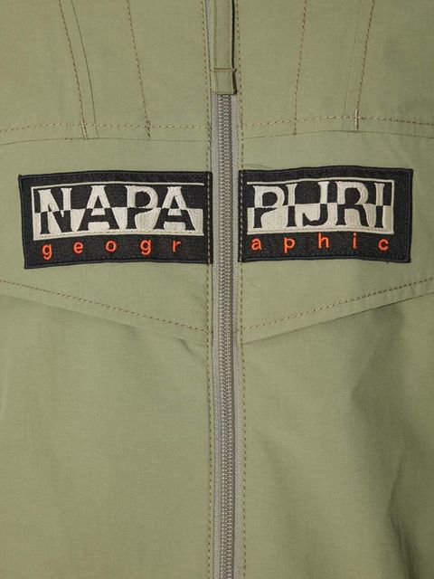 Napapijri kurtka Rainforest Op S W damska kolor zielony przejściowa NP0A4HTRGAE1