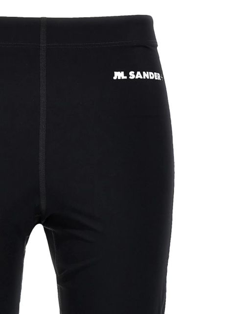 Jil Sander logo-print leggings - Black
