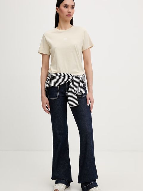 The North Face crop top damski bawełniany ESSENTIAL - zdjęcie produktu nr 1