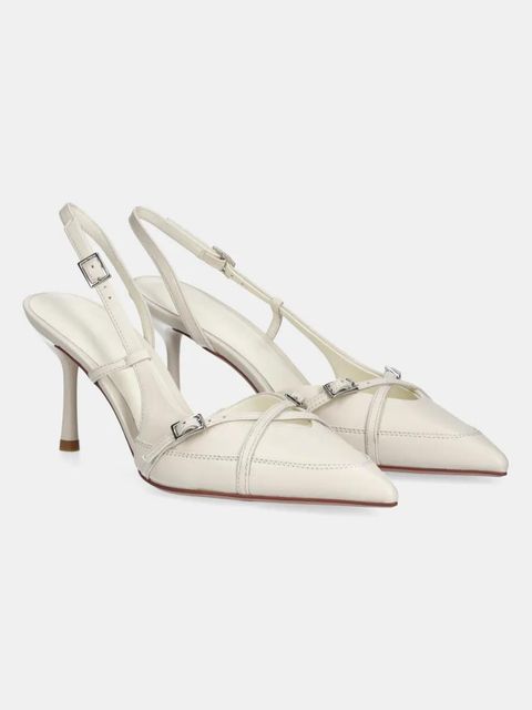 Answear.LAB szpilki skórzane kolor biały - zdjęcie produktu nr 1