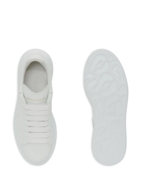 Alexander McQueen leather sneakers - White