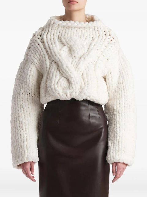 KHAITE Ninel sweater - White