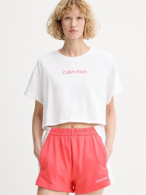 Calvin Klein T-shirt damski bawełniany - zdjęcie produktu nr 1
