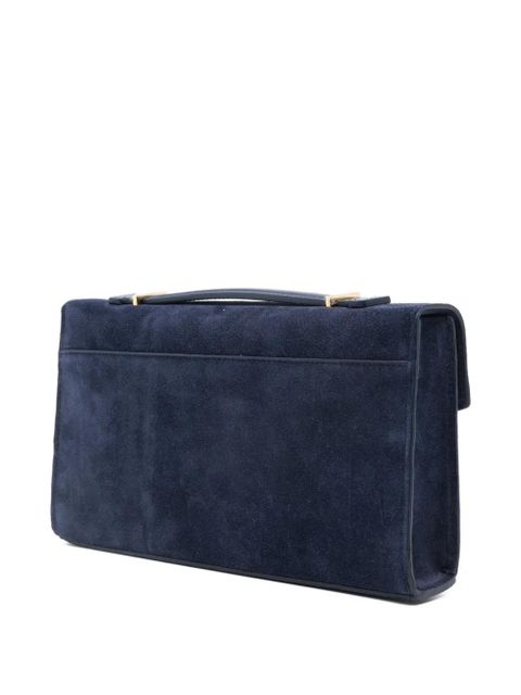 DeMellier Vancouver suede clutch bag - Blue