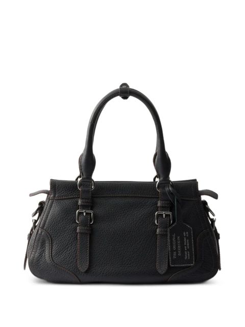 Prada large leather tote bag - Black - zdjęcie produktu nr 2