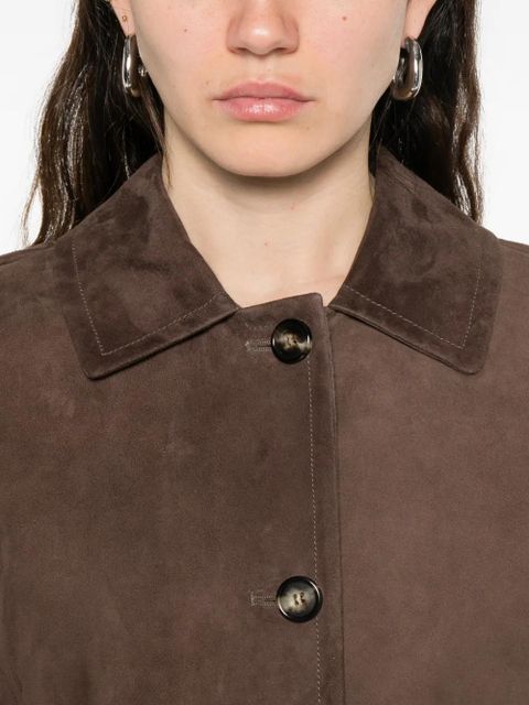 Max Mara button patch-pocket jacket - Brown