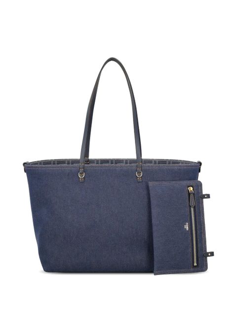 FENDI logo-pattern tote bag - Blue - zdjęcie produktu nr 1
