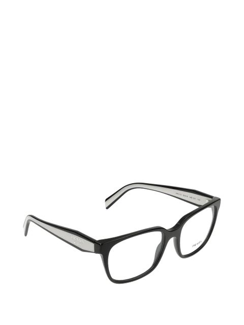 Prada rectangle-frame glasses - Black