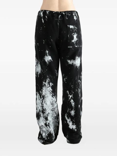 MM6 Maison Margiela tie-dye track pants - Black