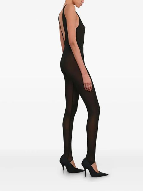 WARDROBE.NYC semi-sheer leggings - Black