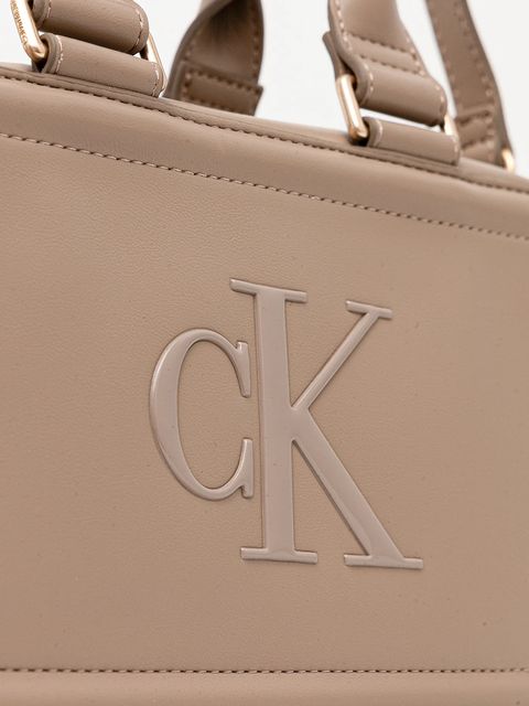 Calvin Klein torebka kolor beżowy LV04F3411G