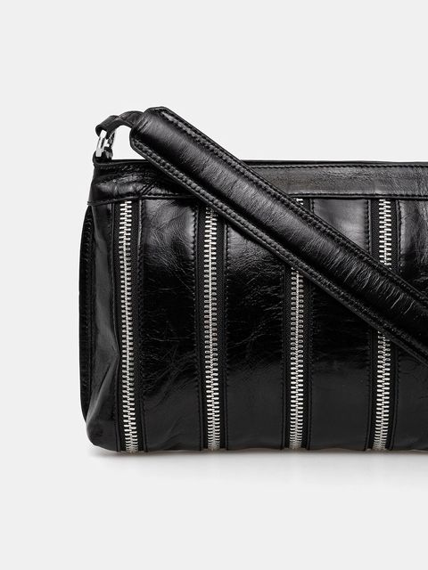 ZADIG&VOLTAIRE torebka skórzana kolor czarny LWBA03952