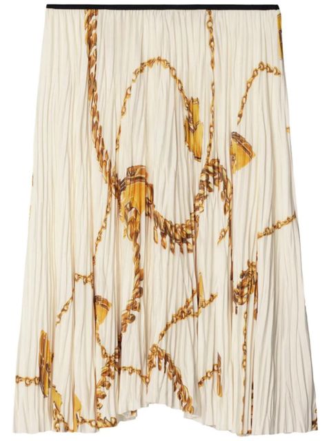 Burberry shield hardware jersey skirt - White - zdjęcie produktu nr 1