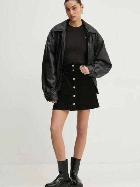 Tommy Jeans t-shirt bawełniany damski kolor czarny DW0DW20459