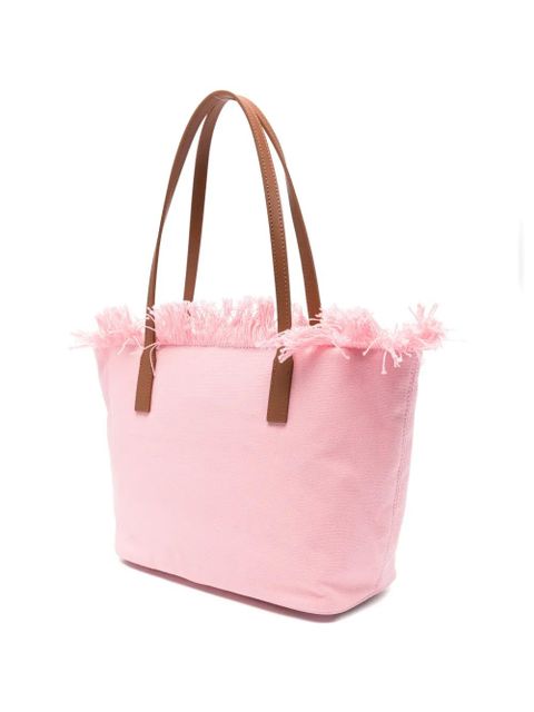 MC2 Saint Barth medium City fringed tote bag - Pink